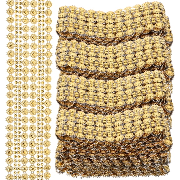 FRCOLOR 4Pcs Adjustable Costume Trim Versatile Bead Trim Decorative Craft Supply