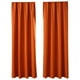 thumbnail image 1 of Cortinas de Aislamiento Térmico y Ahorro de Energía: 2 piezas Cortinas de Sedá de Color Sólido Escandinavo Naranja Totalmente Opacas para Dormitorio y Cocina 135*160cm, 1 of 2