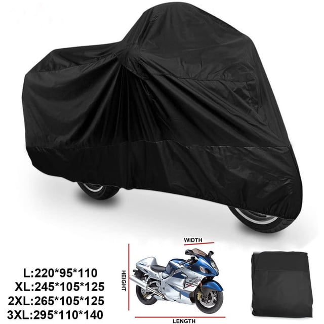 Apuakthei XL - Funda para motocicleta, impermeable, para interior y exterior, para exteriores, a prueba de polvo, protección UV, para motocicleta, tamaño XL