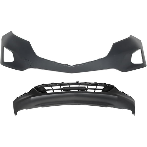 labwork For 2018 2019 Chevy/Chevrolet Equinox Front Bumper Cover & Front Lower Grille