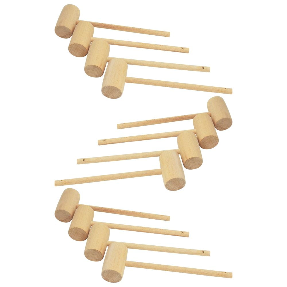 Wooden Crab Mallet, Set of 12
