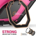 thumbnail image 6 of Case for iPad Pro 11 inch M4 2024/ M5 2025, 360 Rotating Stand Handle Shoulder Strap Heavy Duty Shockproof Cover, Rose PC, 6 of 7