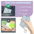 thumbnail image 2 of Sekonow 6Pcs Birth Control Pill Case Holder, PU Leather Birth Control Case Sleeve Wallet with Snap and Keyring, Privacy Protection Contraceptive Medicine Holder Keychain, 2 of 7