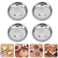 thumbnail image 3 of 10Pcs Round Dishes Stainless Steel Sauce Dishes Mustard Appetizer Plates (8cm), 3 of 9