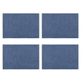 thumbnail image 4 of Naiovety 4 piezas de manteles individuales de doble capa de lino, manteles individuales, vajilla lavable, cubiertos, mantel individual para el Type2 NO2, 4 of 6