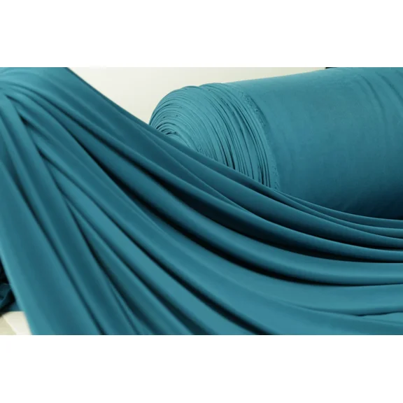 Teal Blue 4-Way Stretch Fabric By The Yard 60" Wide 1950