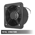 thumbnail image 4 of Industrial Ventilation Extractor With Fan 10" 12" 74.5W 150W Air Blower High Speed Low Noise Workshop Restaurant Warehouse ,Long-Lasting Performance, 4 of 7