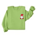 thumbnail image 3 of Womens Christmas Pullover Sweatshirts Long Sleeve Fleece Graphic Sweatshirt Crewneck Fall Fashion Tops, S Green, 3 of 4