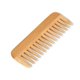 thumbnail image 1 of Peine de bambú de dientes anchos, peine de madera antiestático para desenredar y masajear suavemente el cuero cabelludo., 1 of 5
