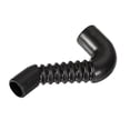 thumbnail image 4 of Uxcell Washing Machine Drain Hose, 17mm 14mm ID 93mm Length Elbow Pipe Black, 4 of 5
