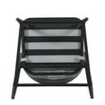 thumbnail image 6 of Amara Modern Outdoor Patio 26"H Counter Stools with Wicker Backrest, Iron Frame, Water-Resistant Cushion, Matte Black, Set of 2, 6 of 10