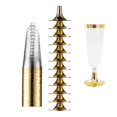 thumbnail image 4 of 12PCS Champagne Flute Creative Disposable Plastic Wedding Cup Champagne Glass, 4 of 6