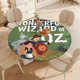 thumbnail image 4 of El maravilloso mago de Oz-theme Fitted Round Tablecloths Elastic Edged Table Covers Waterproof Table Cloth for Kitchen Holiday Party Tables Decor 120cm, 4 of 6