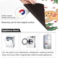 thumbnail image 2 of Haosy Dishwasher Magnet Cover Magnetic Fridge Door Cover Home Kitchen Decor Gingerbread Men Holly Leaves 23"x 26", 2 of 6