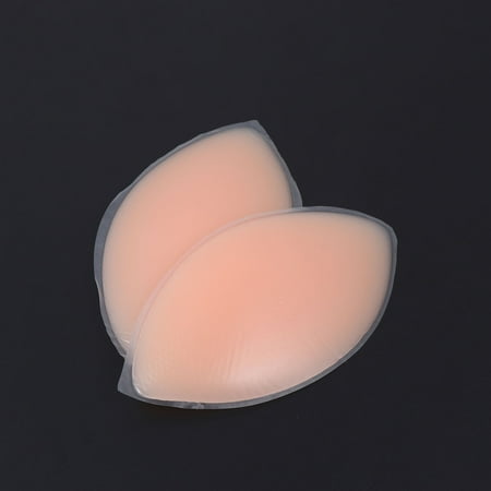 Raindrops One Pair Self Adhesive Bra Silicone Insert Breast Pads Invisible Bra Concealers Pasties (Pattern A Skin Color)