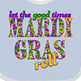 thumbnail image 4 of Inktastic Mardi Gras Let the Good Times Roll Boys or Girls Baby Bib, 4 of 4