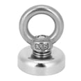 thumbnail image 2 of Dioche 2PCS Magnetic Hook Magnet Hook 31lbs/14KG Lifting Fishing Design Magnet Hardware Tool N35 3-Layer Coating For Office Room Hanging Fixing Small Objects, 2 of 8