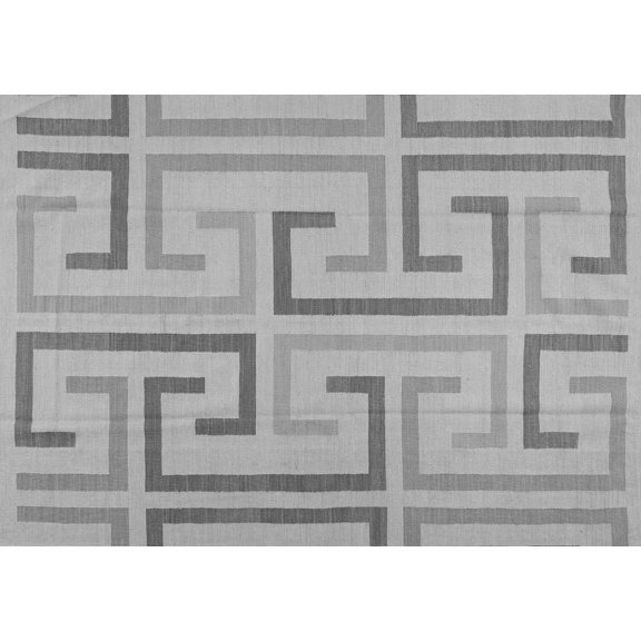 Ahgly Company Indoor Rectangle Abstract Gray Contemporary Area Rugs, 2' x 3'