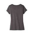 thumbnail image 4 of District Women'S Very Important Tee V-Neck. Dt6503, DT6503 ,Heathered Charcoal, XXL, 4 of 4