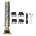thumbnail image 2 of T Blade Hair Trimmer, Replacement Guide Combs USB Charging Portable Electric Hair Trimmer Hair Clipper  for Grooming for Men Buddha Pattern,Dragon Pattern,Metallic Silver, 2 of 7