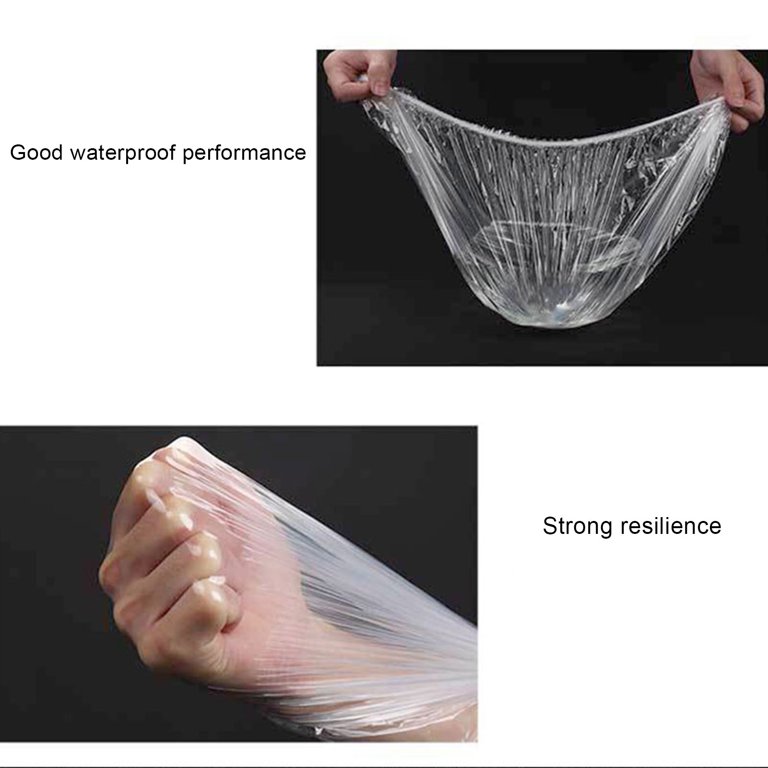 30-Piece Clear Plastic Dust Covers For Kitchen Appliances - 3 Sizes With Elastic Edges (70cm, 80cm, 110cm)