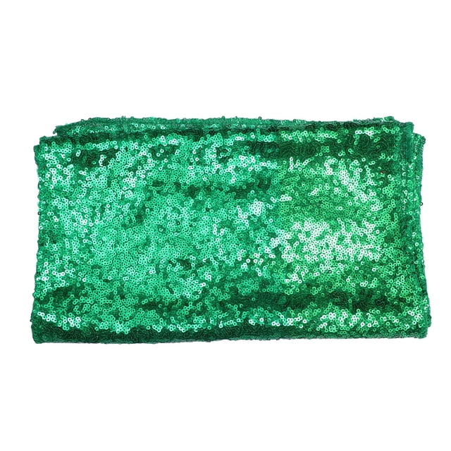 CHICHUMID Table Runner De Lentejuelas Verde Para Y Fiestas En Hogar Y Comedor