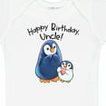 thumbnail image 4 of Inktastic Happy Birthday, Uncle Cute Penguins Boys or Girls Baby Bodysuit, 4 of 5