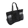 thumbnail image 2 of Bolsas de playa de gran capacidad, bolsa de almacenamiento portátil para exteriores con bolsillos, zapatillas de baño, juguetes, toallas, bolsa reutilizable lavable Inevent OD020686-00, 2 of 7