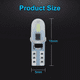 thumbnail image 4 of Led Clúster T5 Focos Para Tablero Dc12v Diez Pellizco Blanco, 4 of 5