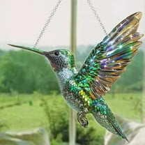 Hummingbird Sunshade Wall Decor under $5! Ke1Clo Handmade Garden Ornament Home Decoration Hanging Pendant for Fireplace Window Hanging Gift Idea