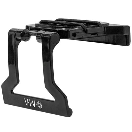 VIVO Black Adjustable TV Clip Mount Holder for Media Streaming Devices | Fits Fire TV, Roku 3, Apple TV