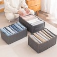 thumbnail image 4 of Organizador de almacenamiento de ropa, armario separador de cajones para dormitorio, caja de almacenamiento para calcetines y ropa interior, 4 of 4