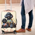thumbnail image 4 of Happy Mother's Day Proud Poodle Mom Travel Luggage Cover Poodles Dog Lover Gifts Idea Suitcase Dust Protective Decor - 03003, 4 of 5