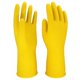 thumbnail image 1 of Amarillo 5 pares de guantes de látex resistentes al desgaste de goma impermeables engrosados ​​para lavavajillas domésticos (S) brillar Electrónica, 1 of 5