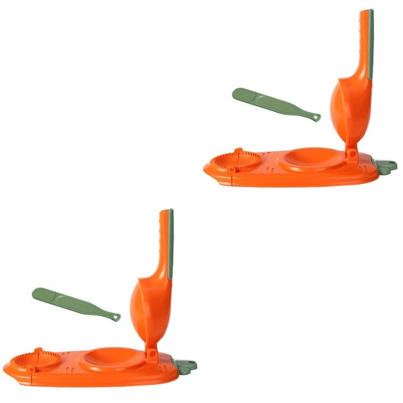 Set of 2 Squishy Fidget Toys Dumpling Maker Machine Press Skin