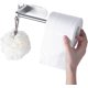 thumbnail image 2 of Stainless Steel Toilet Paper Holder - Self Adhesive Wall Mount, No Drilling Required, 2 of 5