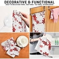 thumbnail image 7 of SKYSONIC 6 Pack Valentine's Day Love Heart Kitchen Towel, Super Soft Absorbent Hand Towel Tea Towel Home Restaurant Tableware Cleaning Rag, 7 of 7