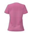 thumbnail image 3 of Uemuo Gingham Drawing Women's Deep V-Neck Low Cut Tops - Casual Loose Fit with Stainless Steel Loop, Soft, Breathable, Perfect for Office, Travel, and Daily Wear-Medium, 3 of 5