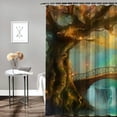 thumbnail image 2 of Orinice Fantasy Art Bathroom Decor Set Colorful Luxurious Graphic Print Polyester Shower Curtain with Hooks 60x72, 2 of 7
