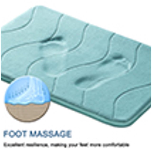 Memory Foam Bath Mat, Large Bathroom Rugs Non Slip, PVC Dot Bottom