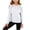 White, variant on Girls Quick Dry Sun Sports Shirts Letter Print Raglan Long Sleeve Crew Neck Athletic Tops Fall Workout T-Shirts