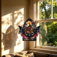 thumbnail image 5 of Halloween Sun Catcher for Window Hanging, 2D Acrylic Bats Irregular Sign Ornament for Room Window Door, Gothic House Warming Gift for Bat Lovers by MPOISVA, 5 of 7