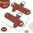 thumbnail image 2 of D Rings for Purse 2 Pcs Undamaged Bag Connectors Bag Buckle Lock with Alloy Findings D Rings Purse Making Supplies for Crossbody Purse Craft Handbag Accessories, 2 of 7