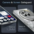 thumbnail image 4 of JETech Case for Nothing Phone 3a Pro, Clear Shockproof Bumper Cover, Anti-Scratch Hard Back, Protective Slim Fit, Non-Yellowing, Durable Transparent TPU for Drop Protection (Clear), 4 of 6