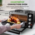 thumbnail image 2 of Horno de convección para cocina NutriChef de 30 cuartos, 1500 W, 7 funciones de cocción, 2 of 7