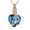 Rose Gold, variant on Rose Flower Cremation Urn Necklace for Ashes with Birthstone Heart Memorial Jewelry Cremation Urn Pendant Necklace Keepsake Ashes Memorial Jewelry for Women