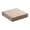 Light Brown, variant on Linen Seat Cushion Pad, High Density Foam Square Chair Mat for Solid Wood Sofa Furniture Indoor Home Dining Room Office Decor 15.7x15.7x2.0 Inches, Black
