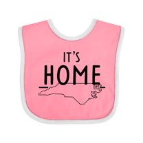 Inktastic It's Home- State of North Carolina Outline Boys or Girls Baby Bib