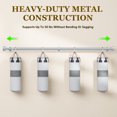 thumbnail image 4 of Heavy Duty Adjustable Curtain Rods for Windows, 1-Inch Diameter Curtain Rod, 32-96 Inches (Silver gray), 4 of 7