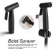 thumbnail image 3 of Ymiko Acero Inoxidable Ba?o Negro Inodoro Bidet de Mano Pa?al Pa?ales Pulverizador de Limpieza Kit Shattaf, Inodoro Bidet EOTVIA NO, 3 of 5